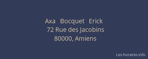 Axa   Bocquet   Erick