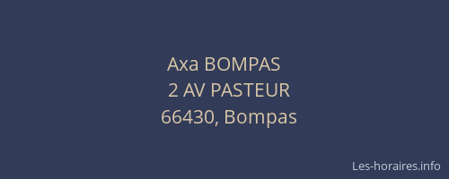 Axa BOMPAS