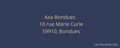 Axa Bondues