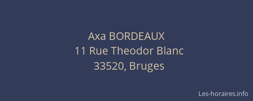 Axa BORDEAUX