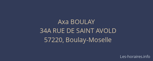 Axa BOULAY