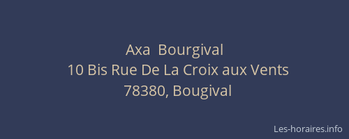 Axa  Bourgival