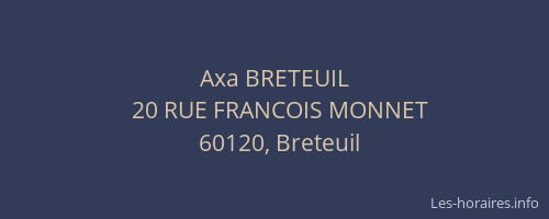 Axa BRETEUIL