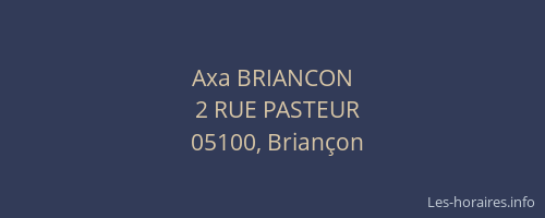 Axa BRIANCON