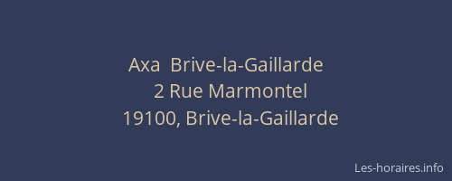 Axa  Brive-la-Gaillarde