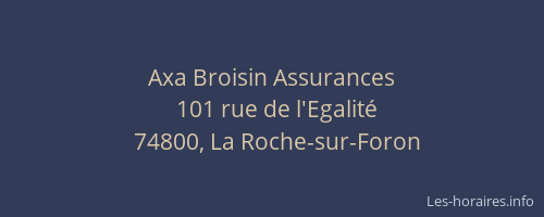Axa Broisin Assurances