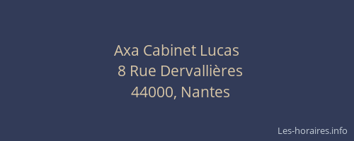 Axa Cabinet Lucas