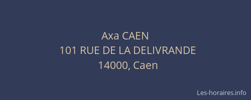 Axa CAEN