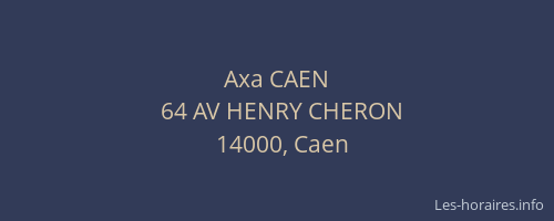 Axa CAEN