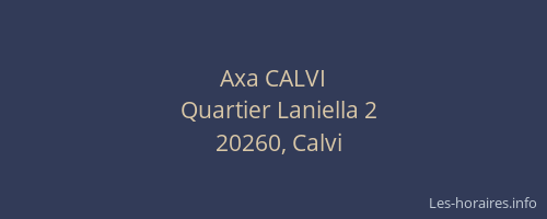 Axa CALVI