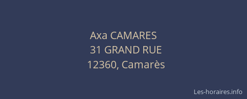 Axa CAMARES