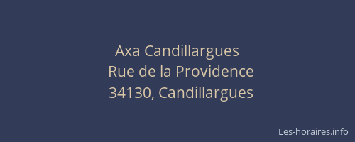 Axa Candillargues