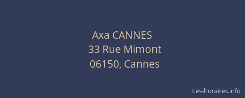 Axa CANNES