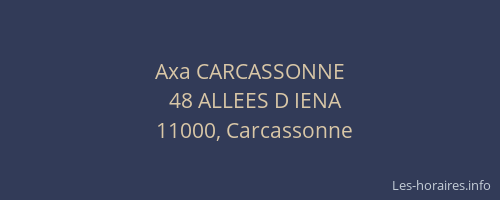 Axa CARCASSONNE