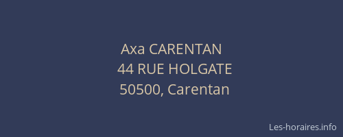 Axa CARENTAN