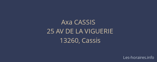 Axa CASSIS
