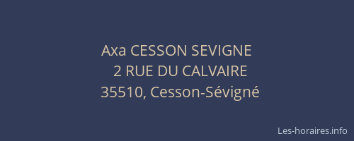 Axa CESSON SEVIGNE