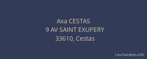 Axa CESTAS