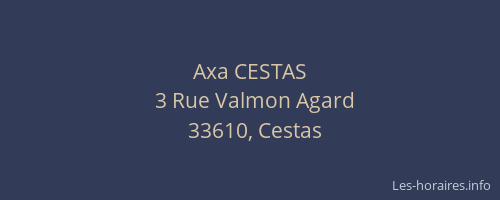 Axa CESTAS