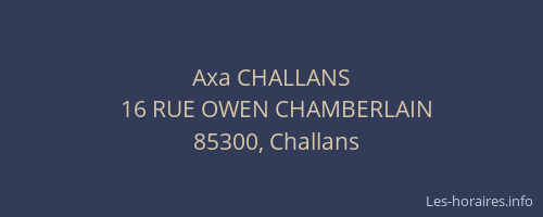 Axa CHALLANS