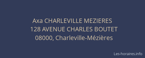 Axa CHARLEVILLE MEZIERES