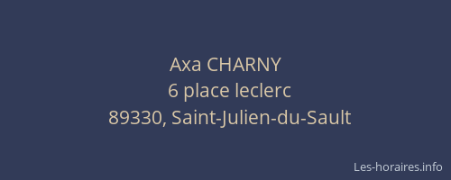 Axa CHARNY