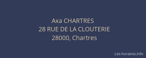 Axa CHARTRES