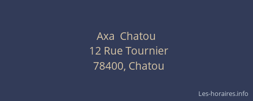 Axa  Chatou