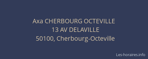Axa CHERBOURG OCTEVILLE