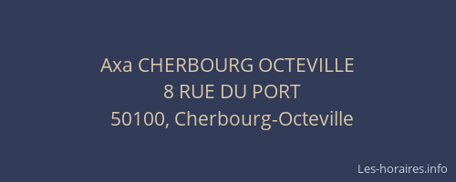 Axa CHERBOURG OCTEVILLE