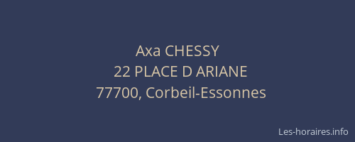 Axa CHESSY