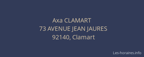 Axa CLAMART