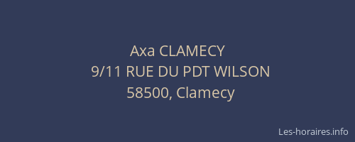 Axa CLAMECY