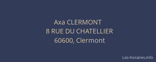 Axa CLERMONT