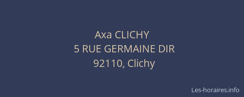 Axa CLICHY
