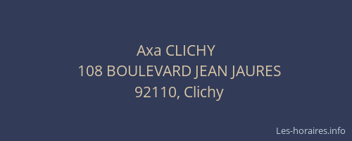 Axa CLICHY