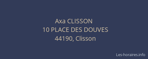 Axa CLISSON