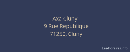 Axa Cluny