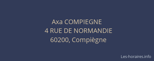 Axa COMPIEGNE