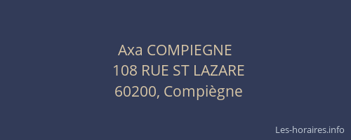 Axa COMPIEGNE