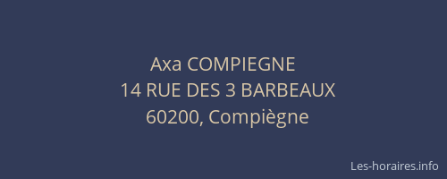 Axa COMPIEGNE