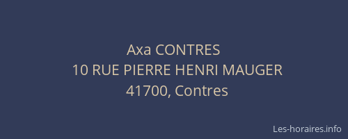 Axa CONTRES