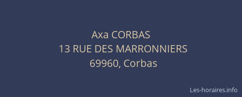 Axa CORBAS