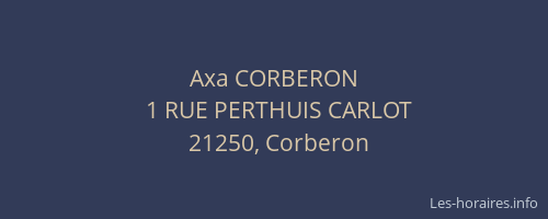 Axa CORBERON