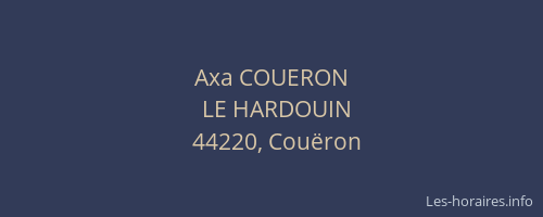 Axa COUERON