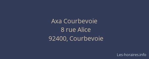 Axa Courbevoie