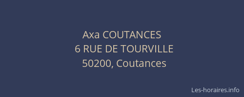 Axa COUTANCES