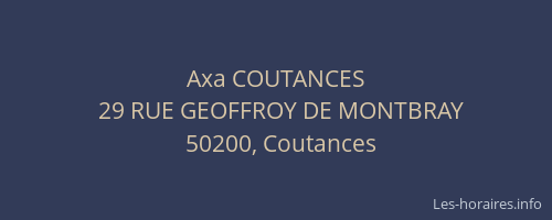 Axa COUTANCES