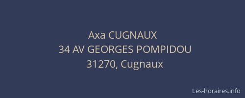 Axa CUGNAUX