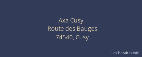 Axa Cusy